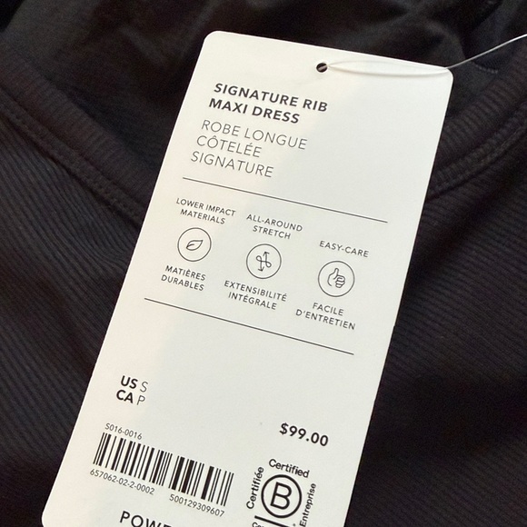 Athleta Signature Rib Maxi Dress - Elegant Black - Picture 11 of 11